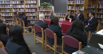BEST OF: TV network chief meets with Rangel students