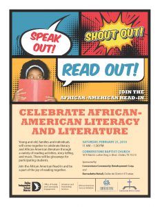 2015 African-American Read-In flyer