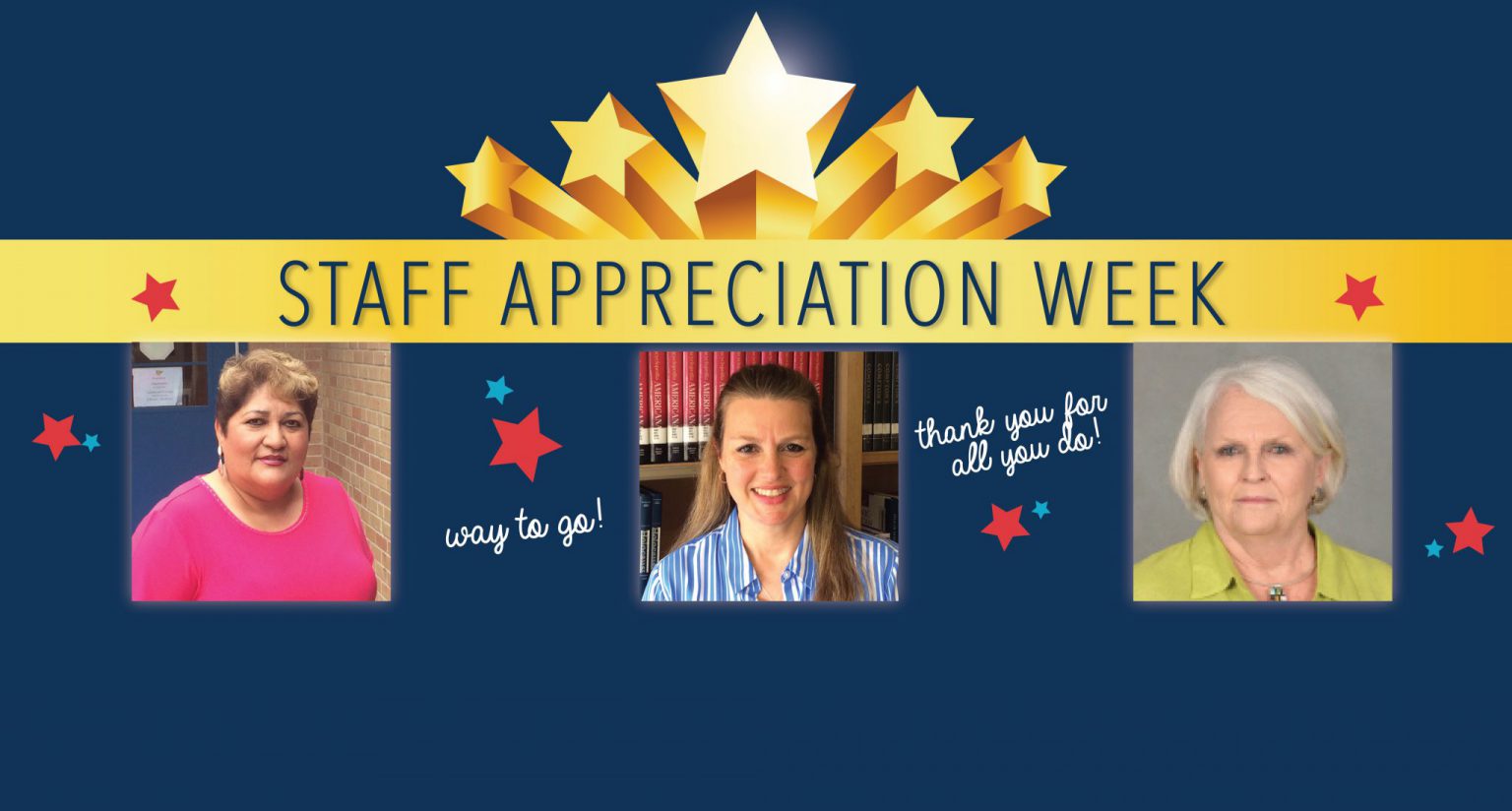 Staff Appreciation Spotlight: Maribel Zamora, Jan Burnett, and Nancy Cheyne