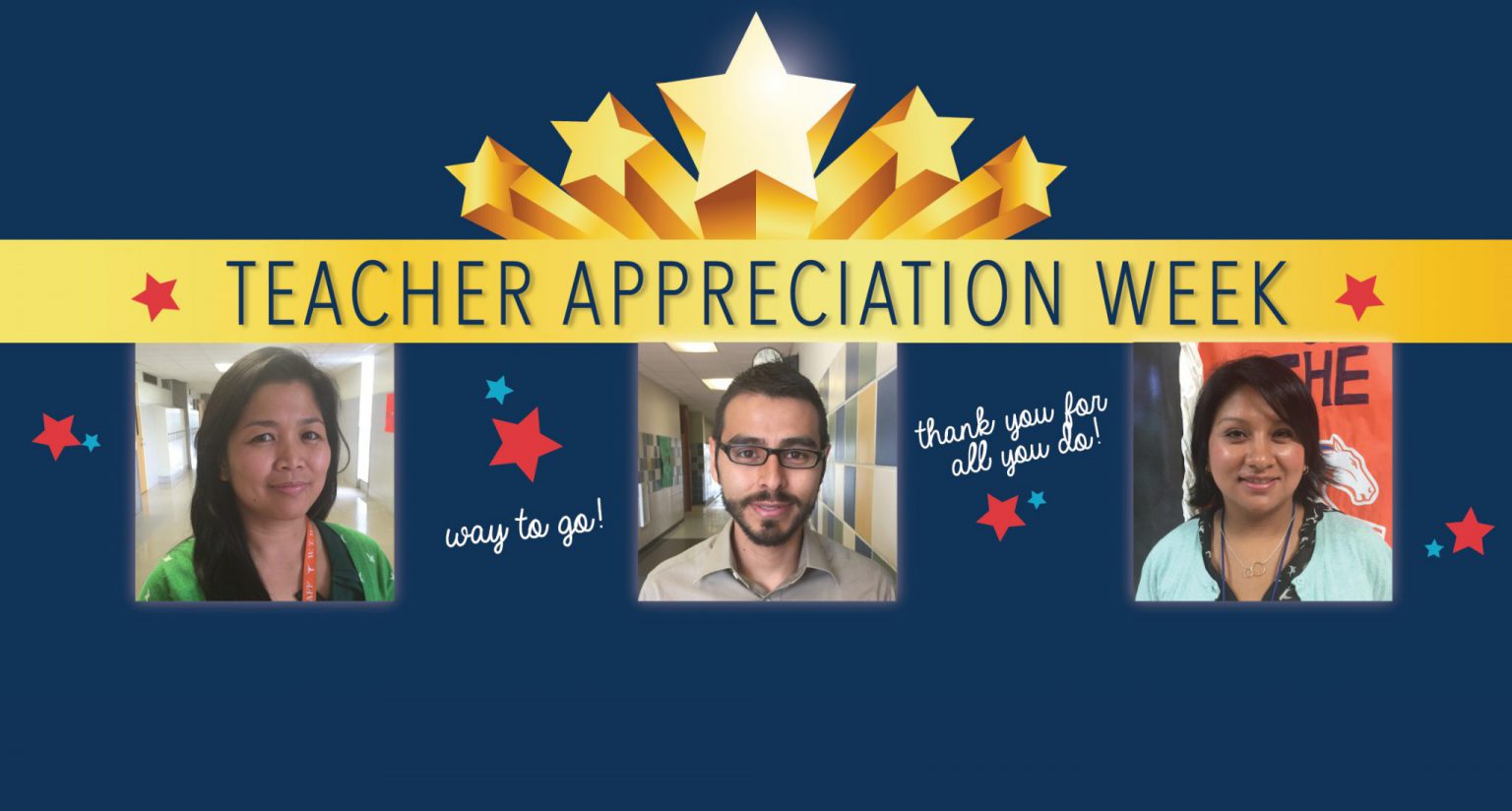 Teacher Appreciation Week Spotlight: Maria Carmen Dominguez, Cristian Gallardo, and Zaire Aguilar