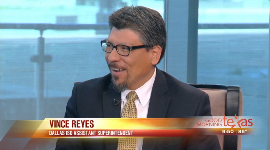 WFAA: Dallas ISD Assistant Superintendent Vince Reyes explains New Teacher Academy