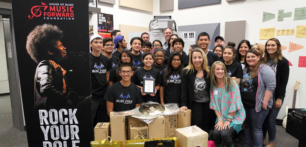 W.H. Adamson&#8217;s band gets House of Blues grant for percussion section