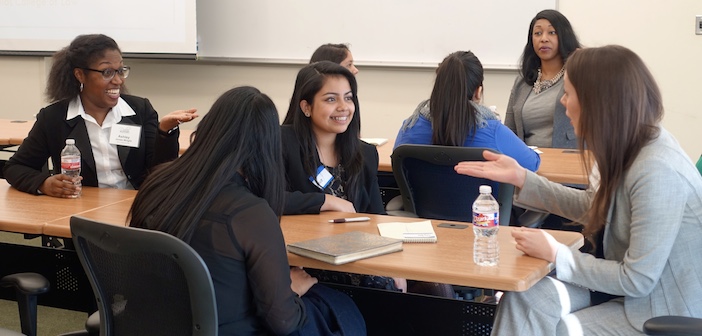 Irma Rangel students ‘speed mentored’ by Dallas women lawyers and law students