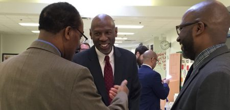 National education leader visits Barack Obama Male Leadership Academy