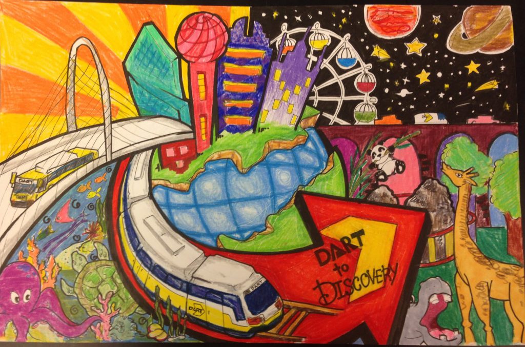 Guzick Elementary student wins DART Art Contest The Hub