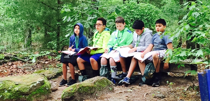 Kramer students at Sky Ranch.