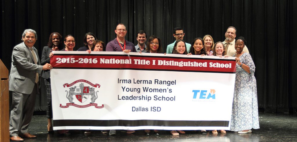 Dallas ISD schools only two in Texas to earn 2016 National Title I Distinguished School honor