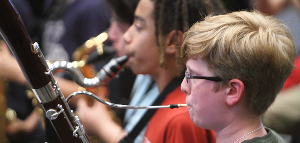 Students tune up their musical skills at weeklong Dallas Winds Band Camp
