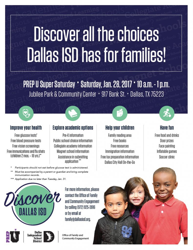 Prep U Super Saturday to show off all the choices Dallas ISD has for families