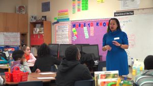 JA volunteers visit Highland Meadows Elementary to share financial literacy lessons (video)