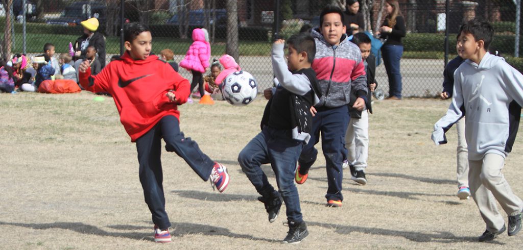 New soccer field guarantees Junkins students will have a ball outdoors