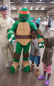Dallas ISD employee shells out mirth as turtle at city&#8217;s hurricane shelter