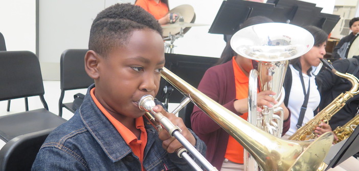 Making Music: Band brings students together at Garcia Middle School