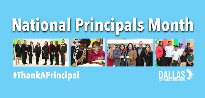 Celebrate campus leaders during National Principals Month in October