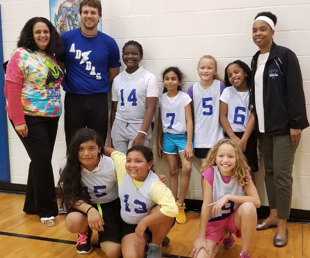 Anne Frank Elementary’s new girls basketball team nets stellar season
