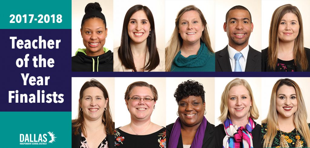 Ten educators in running for 2017-2018 Teacher of the Year honors