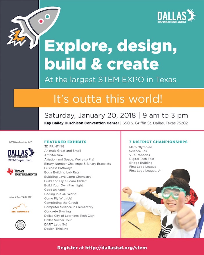 The largest STEM Expo in Texas is Saturday, Jan. 20! (video)