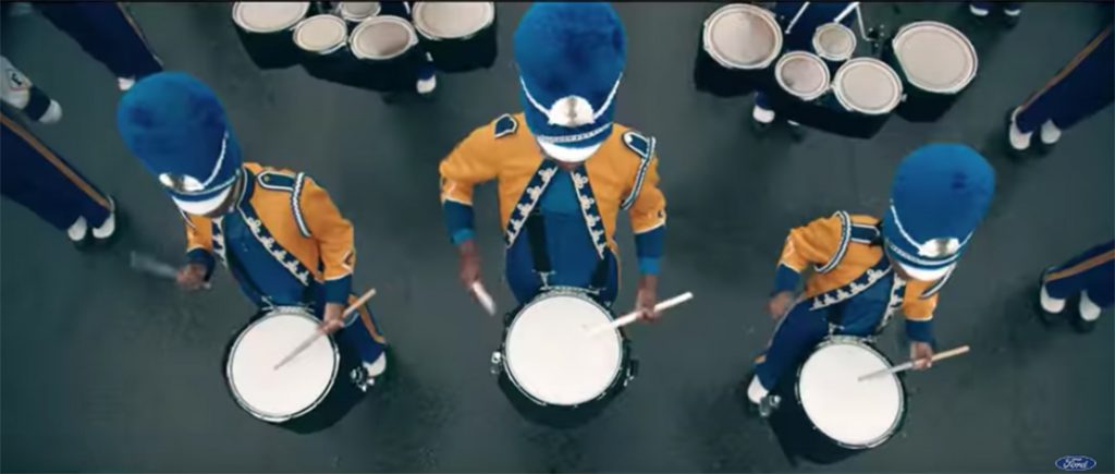 Townview &#8216;Big D&#8217; Band members play a part in TV commercial for Ford SUV