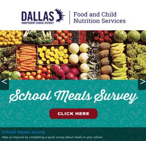 Dallas ISD Food Services wants your feedback on school district meals