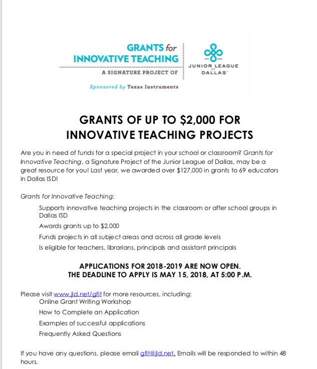 Campus staff have until May 15 to apply for $2,000 innovative teaching grants