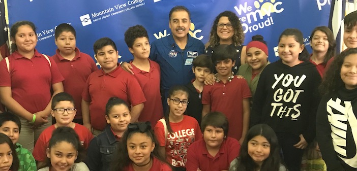 NASA Astronaut shares his out-of-this-world journey with students
