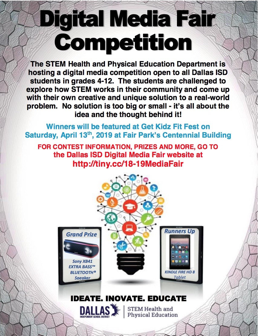 Students invited to compete in the Digital Media Fair Competition