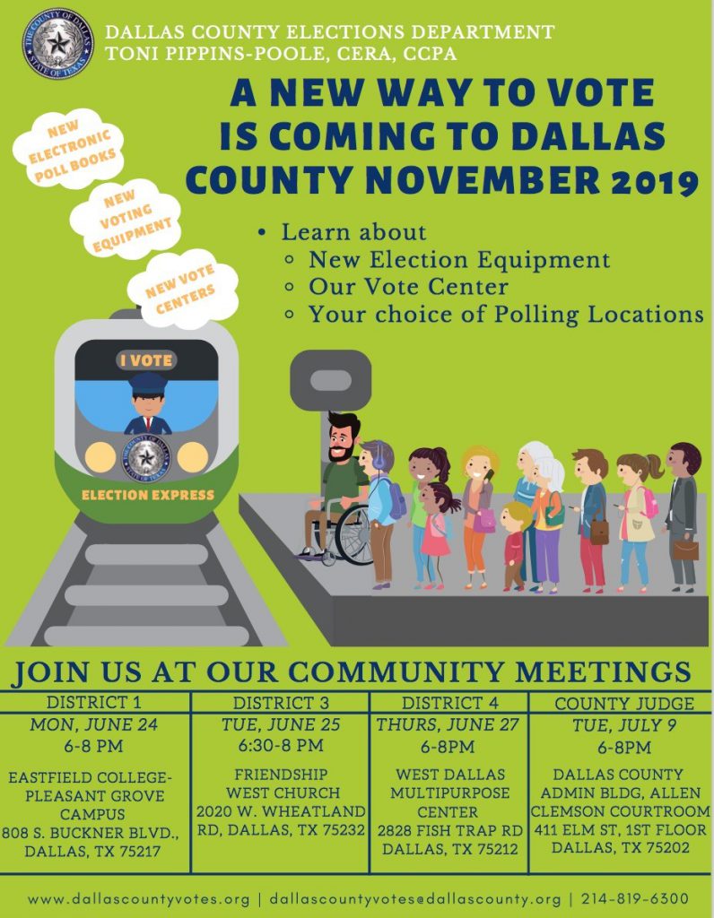 Dallas ISD stakeholders invited to Vote Center Committee Meetings