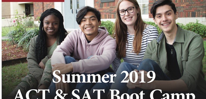 High school students invited to Summer 2019 ACT and SAT Boot Camp