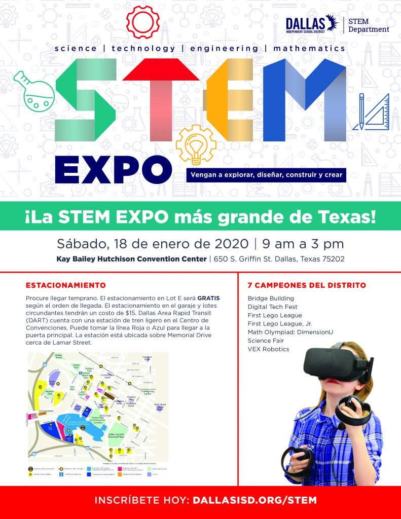 ¡Este sábado es la STEM EXPO más grande de Texas!