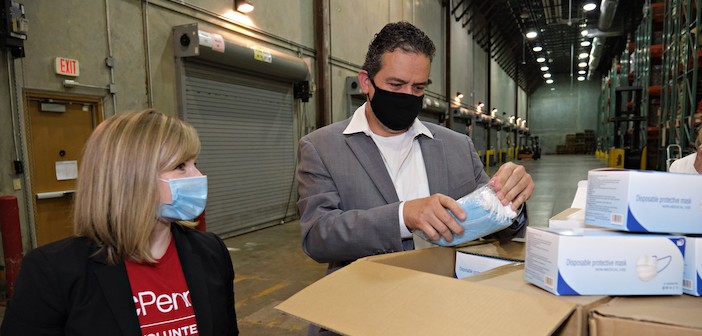 JCPenney donates 100,000 disposable face masks and 500,000 shopping bags to support Dallas ISD&#8217;s bulk grab-and-go meal distribution efforts