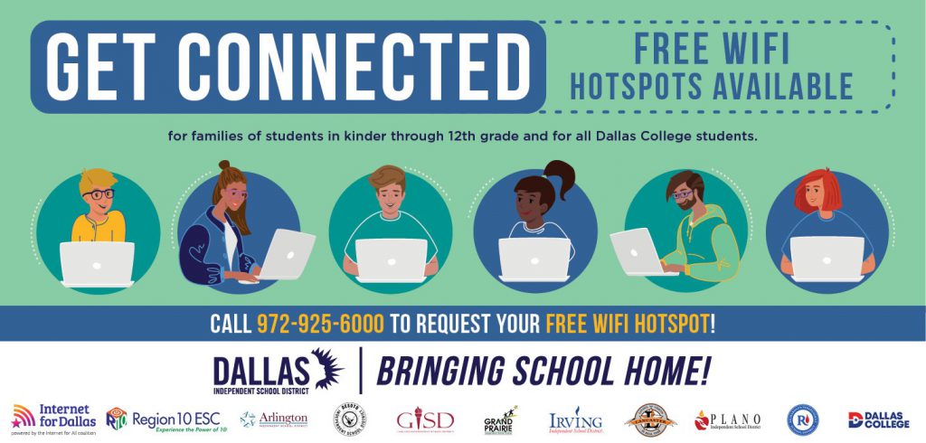 Dallas County Internet For All Coalition Launches “Get Connected” Campaign To Connect Public School Families With Internet Access