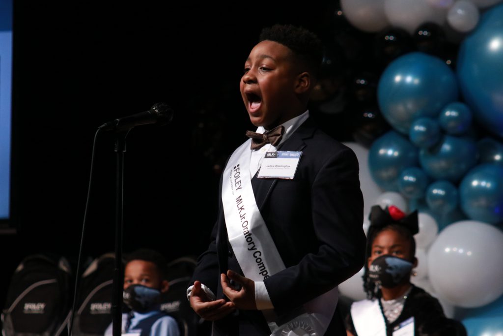 Students share messages of equality and hope in honor of Dr. Martin Luther King Jr.