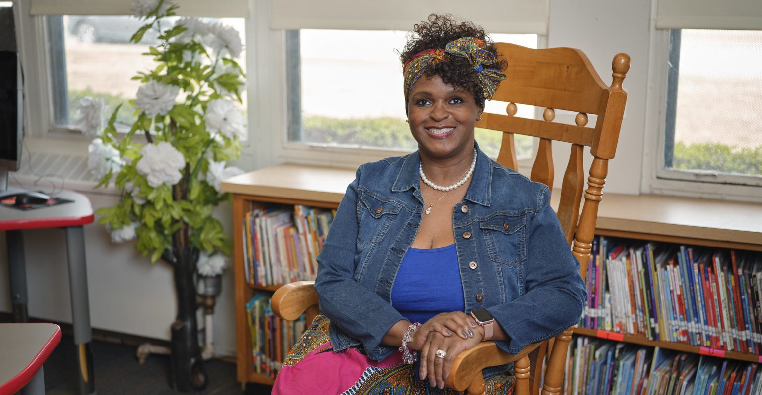 Librarian gets creative to instill literacy in students
