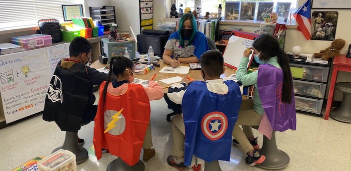 Superheroes and villains make the first intersession week an epic success at 41 schools