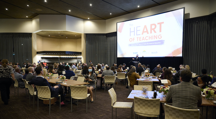 Celebration of Dallas ISD art educators helps raise money to support district students through the Dallas Education Foundation