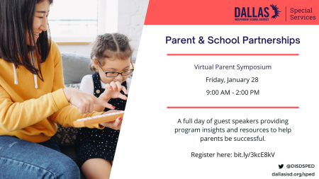 Dallas ISD Special Services department hosting Parent Symposiums