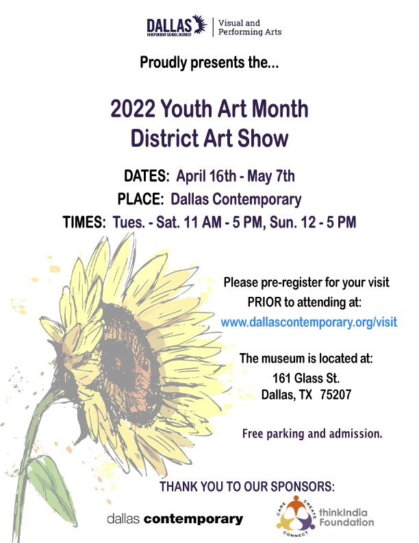 Dallas ISD’s Youth Art Month is back and better than ever