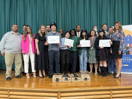 Four Dallas ISD students surprised with $40,000 Amazon Future Engineer Scholarships