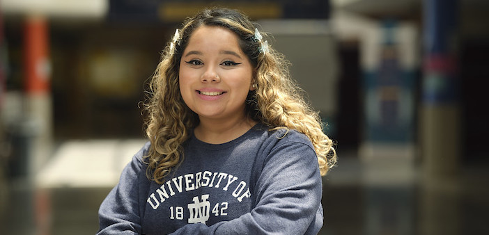 Estudiante destacada: Syra Castillo asistirá a Notre Dame con un objetivo claro