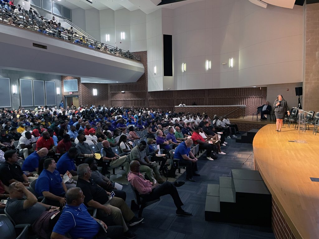 Dallas ISD Athletics hosts Back To School training for 600 coaches, trainers and staff