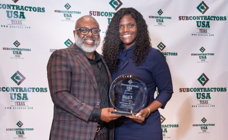 M/WBE Department receives Supplier Diversity Champion Award from Subcontractors USA