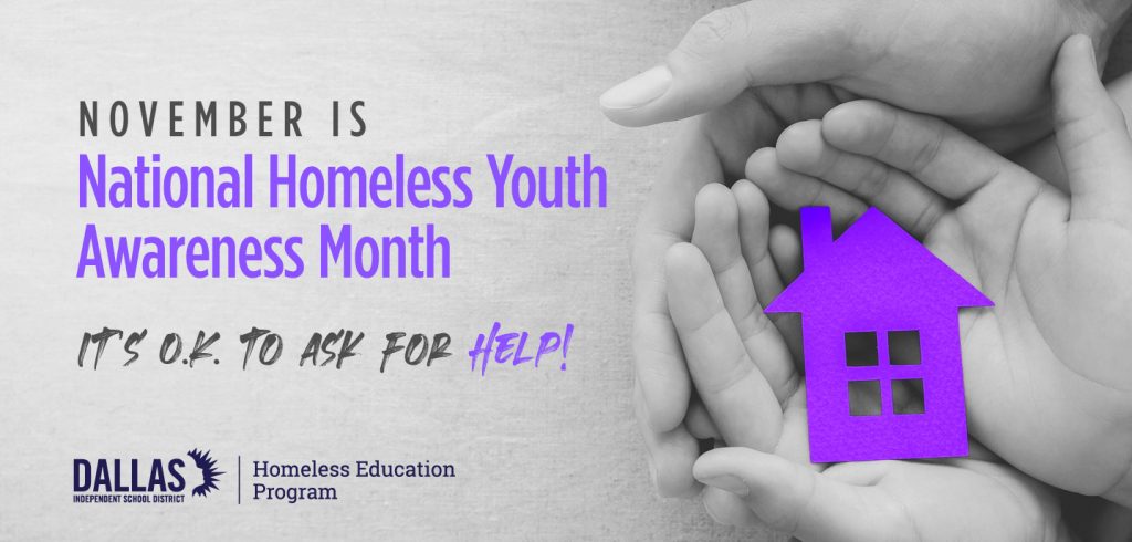 Spreading awareness during Homeless Youth Awareness Month