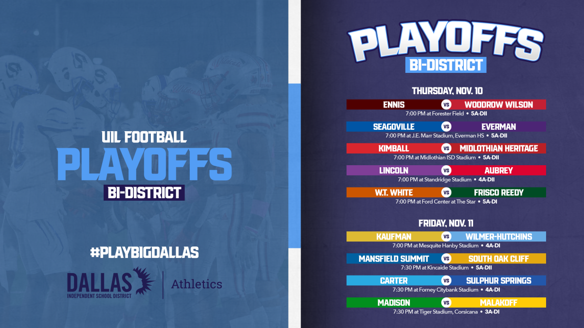 Dallas ISD sends multiple teams to UIL Football Playoffs The Hub